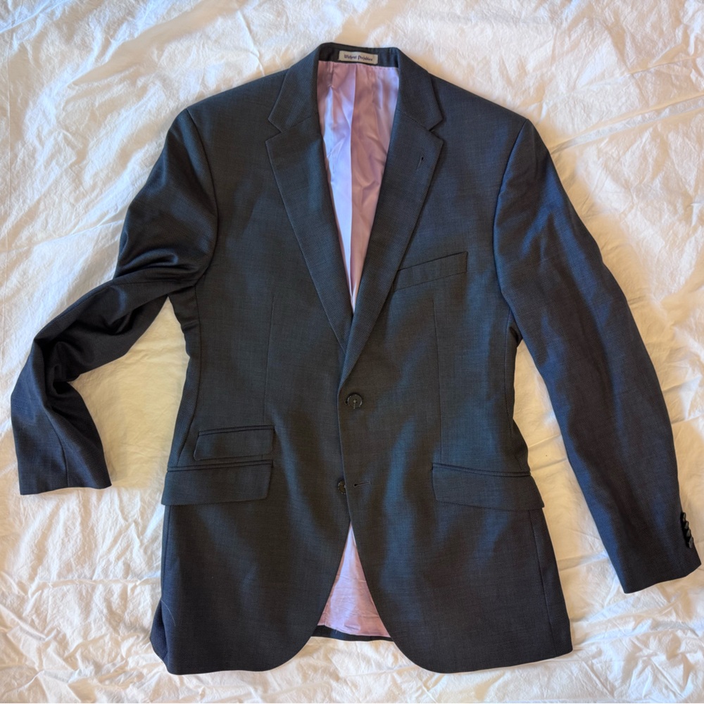 Men's Without Prejudice Gray and Purple Jacket